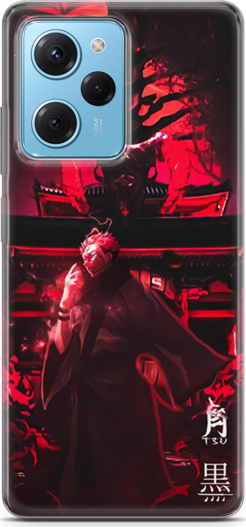 Xiaomi Poco X5 Pro 5G uyumlu Anime 11 Arka Kapak Jujutsu Kaisen Ryomen Sukuna