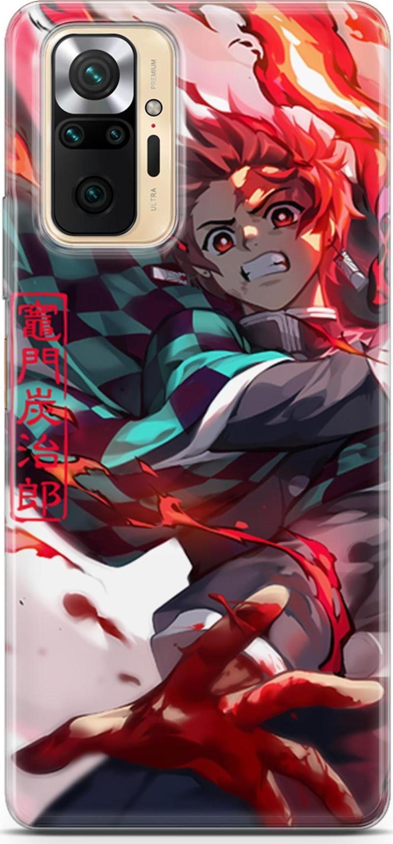 Xiaomi Redmi Note 10 Pro için Anime 19 HD Desen Kimetsu No Yaiba