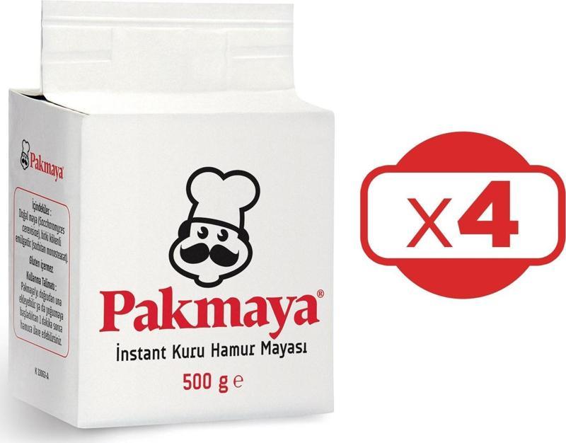 Instant Kuru Hamur Mayası 500 gr x 4 Adet