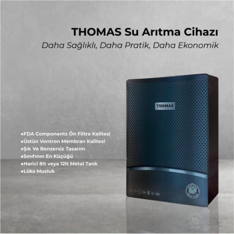 Su Arıtma Cihazı (ankastre Ultra Slim) 8 Litre Metal Tank Ve Lüsk Musluk