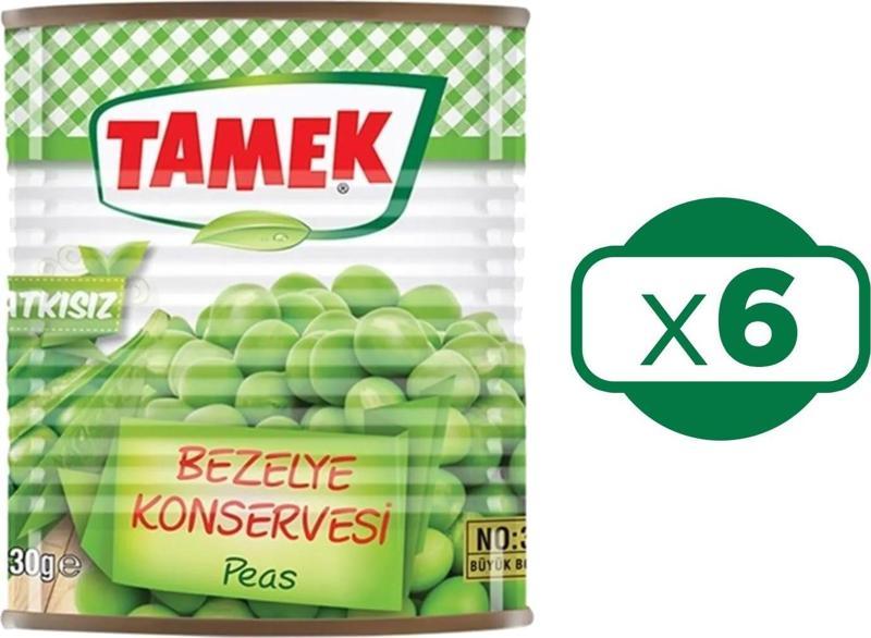 Bezelye Konservesi Net 830 gr x 6 Adet