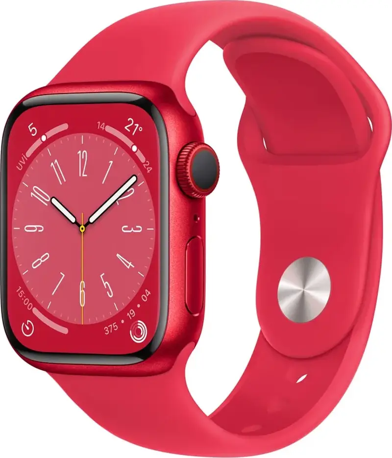 Watch Series 8 GPS + Cell, 41MM (Product)Red Aluminium Case With Sport Band