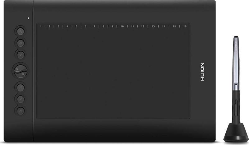 HUION H610 Pro V2 Grafik Çizim Tableti - Android Destekli Kalem