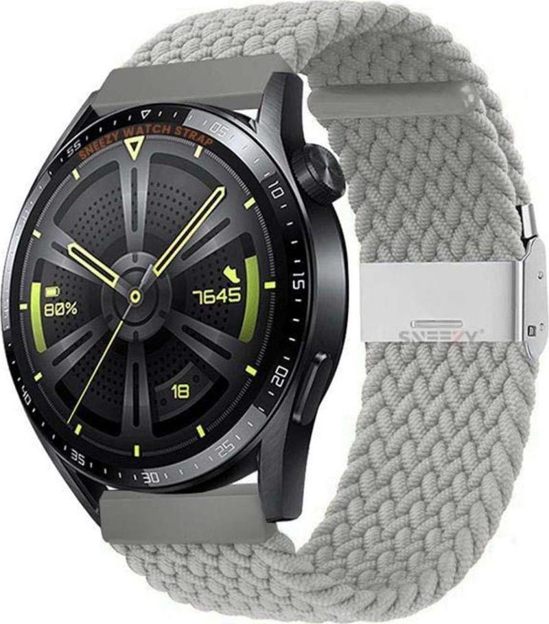 Amazfit Watch Gtr 3 Pro-Gtr 3-Gtr 2E-Gts 2-Gtr 47Mm 22Mm Metal Klips Solo Fiberlink Örgü Kordon