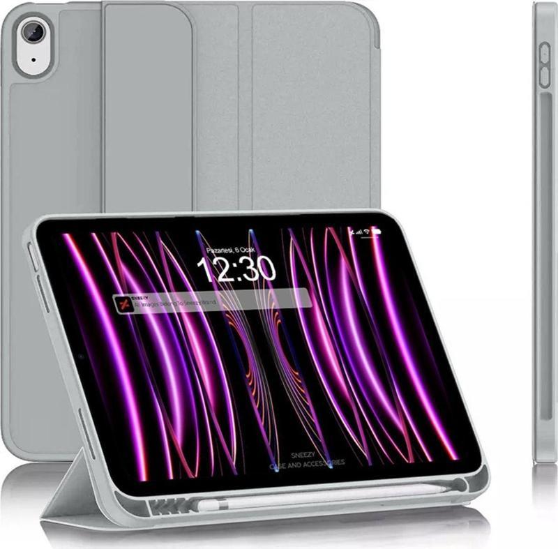 Apple İpad 10.Nesil 10.9 İnç Kılıf Craft Kalem Bölmeli Uyku Modlu Kapaklı Smart Case