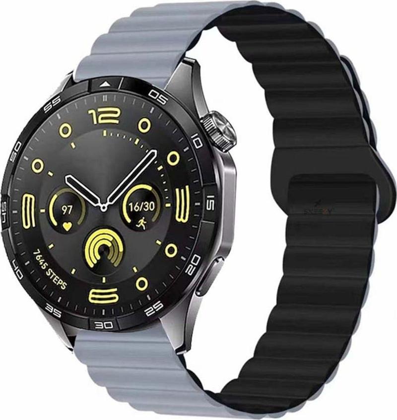 Huawei Watch 3 Elite-Classic Uyumlu 46Mm-Watch 3 Pro-Elite 22Mm Uyumlu Harmony Duo Silikon Kordon