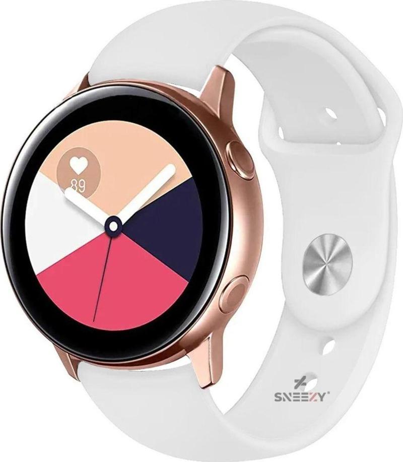 Samsung Galaxy Watch 4 40-42-44-46Mm Uyumlu 20Mm Purelux Soft Silikon Kordon