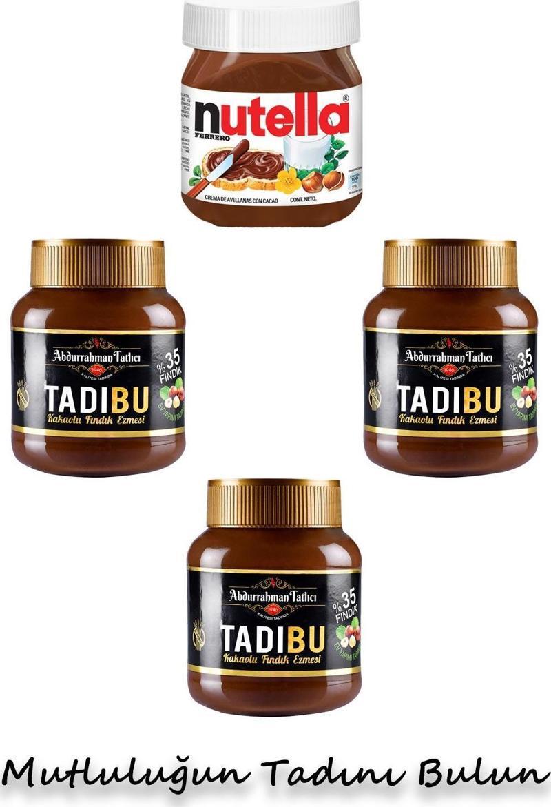 Abdurrahman Tatlıcı Tadıbu 330 gr x 3 Adet + Nutella 400 gr