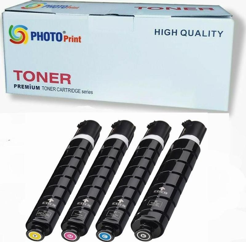 Canon C-EXV49 4 Renk Ithal Muadil Toner Set Siyah 36.000 Sayfa, Renkliler 19.000 Sayfa