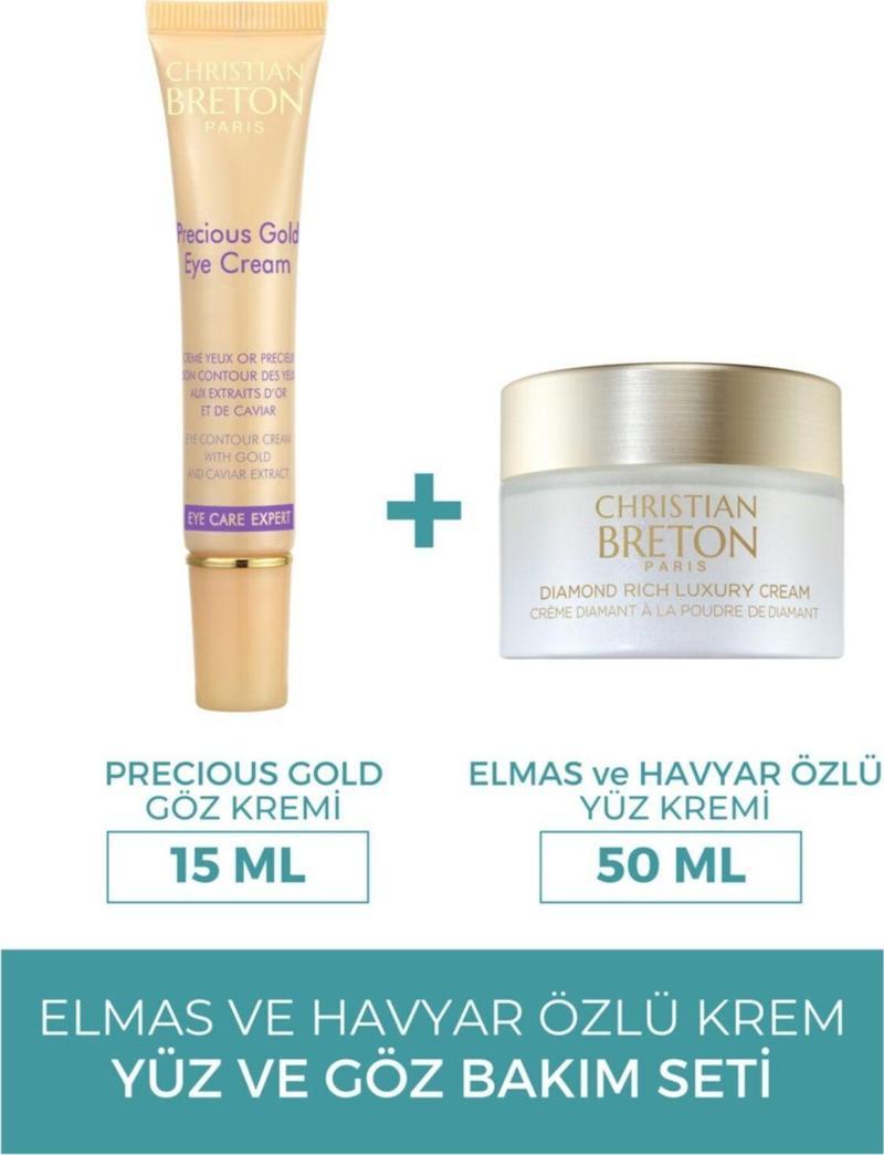 Elmas Havyar Özlü Nemlendirici 50 Ml Ve Göz Kremi 15 Ml Set