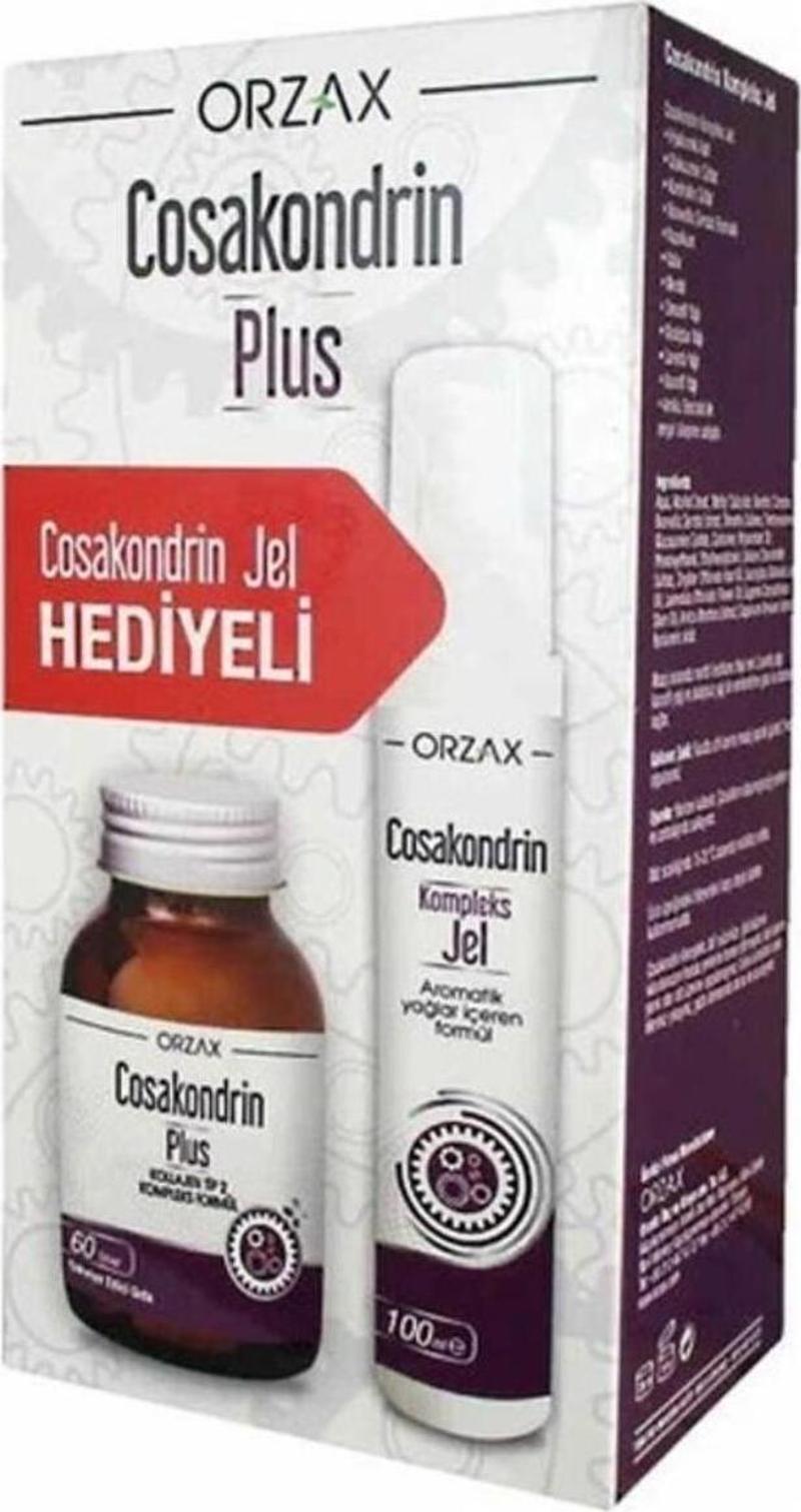 Orzax Cosakondrin Plus 60 Tablet & Cosakondrin Jel 100ml