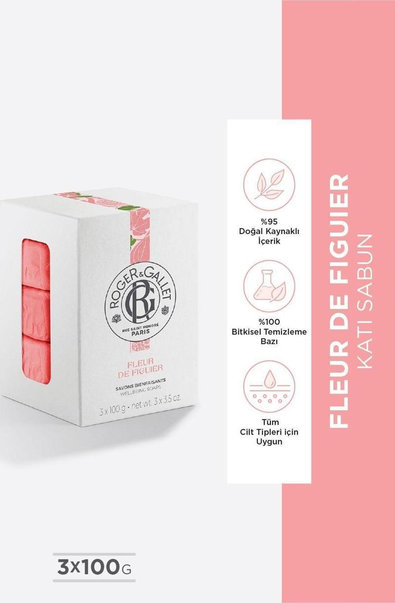 Fleur De Figuier Wellbeing Soap 3X100 G