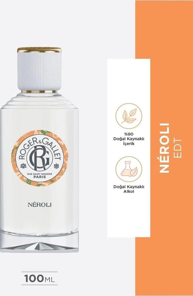 Neroli Edt Portakal Çiçeği Özü, Ölmez Otu Içeren, Çiçeksi, Rahatlatıcı Parfüm 100 Ml