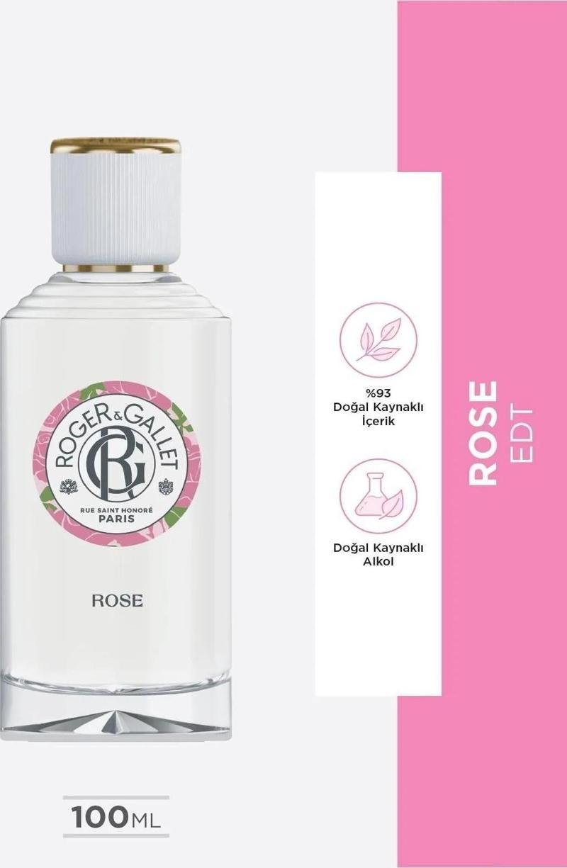 Rose Edt Italyan Mandalinası, Isparta Gülü, Misk Içeren, Çiçeksi, Rahatlatıcı Parfüm 100 Ml