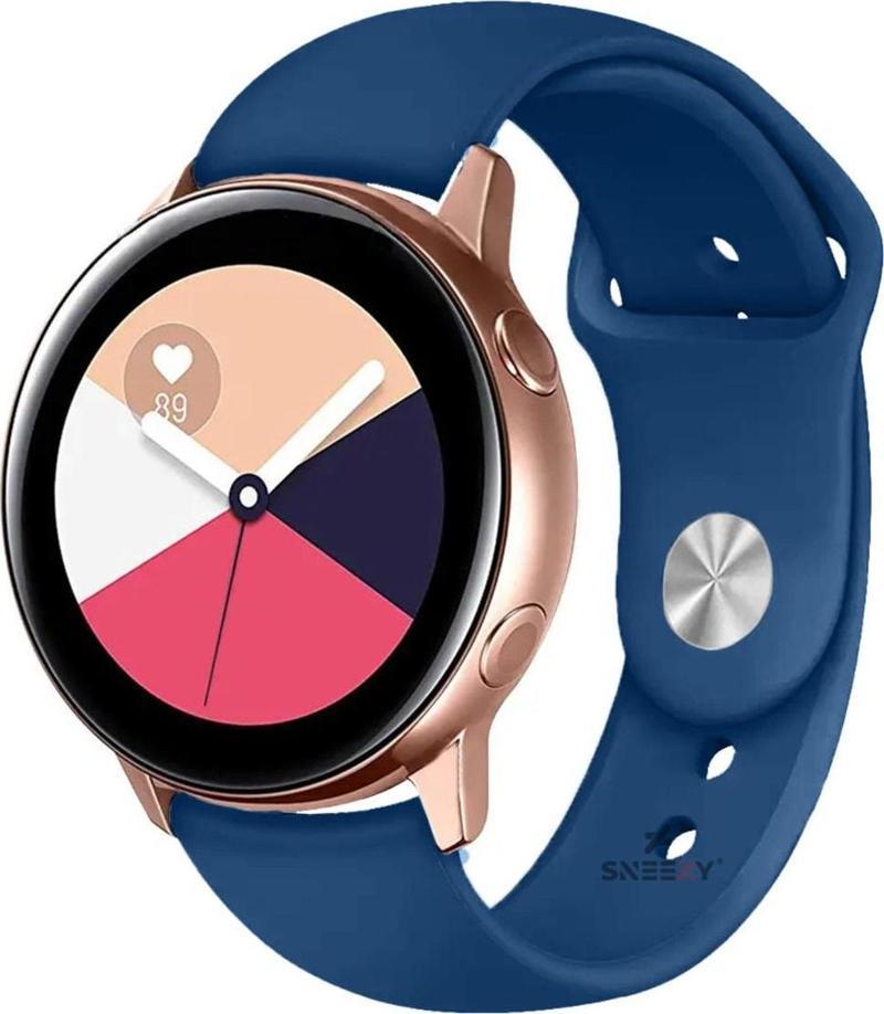 Samsung Galaxy Watch 4 40-42-44-46Mm Uyumlu 20Mm Purelux Soft Silikon Kordon