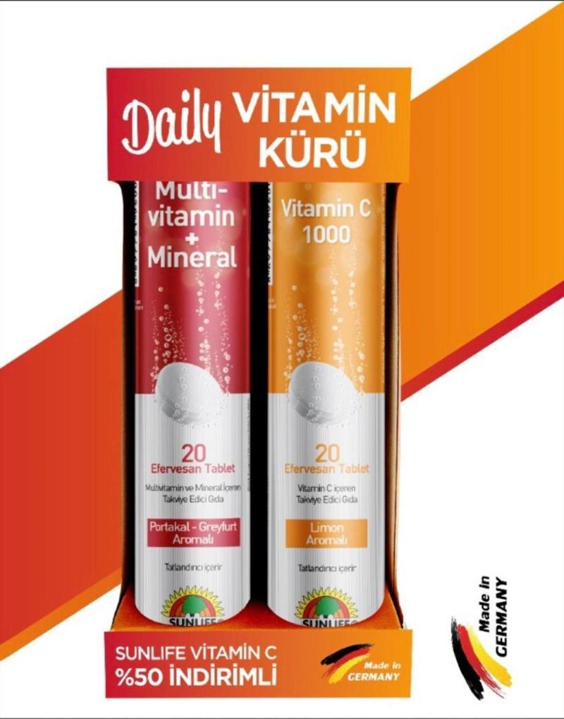 Vitamin Kürü 20+20 Efervesan Tablet