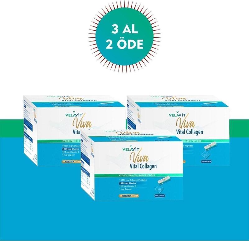 Viva Vital Collagen 30 Saşe 3 Adet