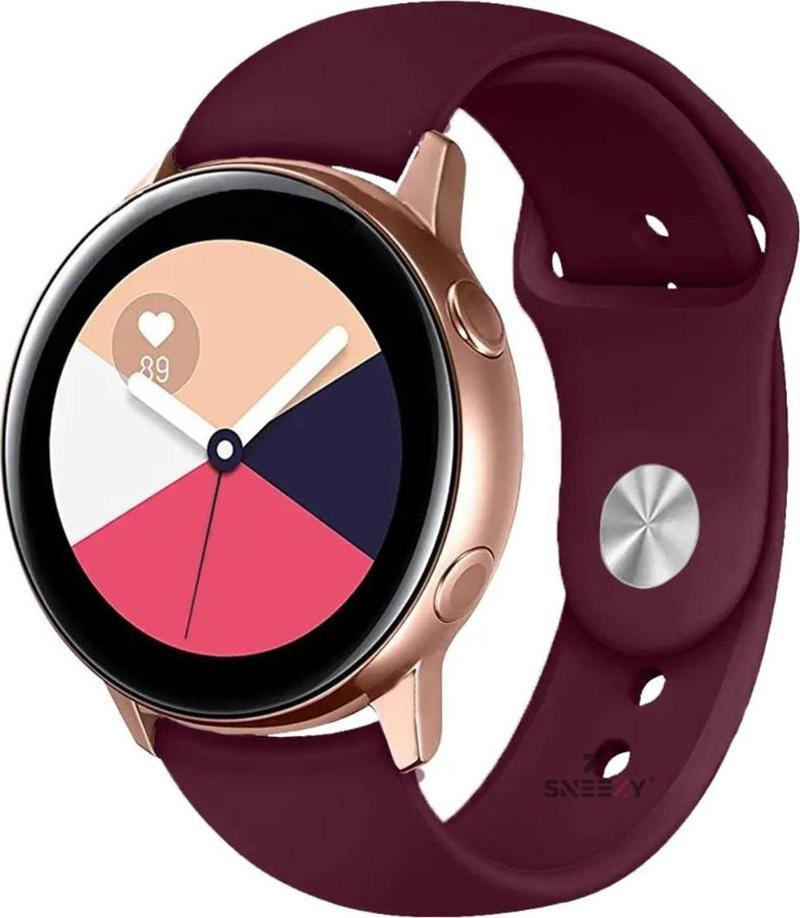 Samsung Galaxy Watch 4 40-42-44-46Mm Uyumlu 20Mm Purelux Soft Silikon Kordon