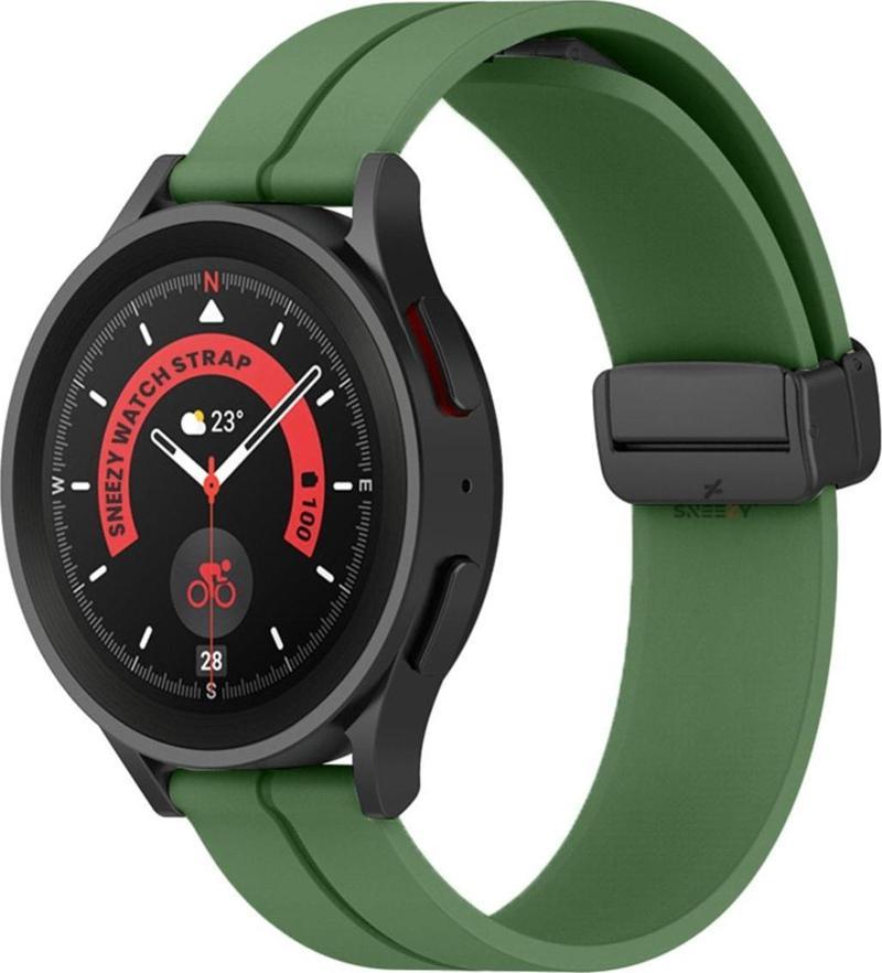 Huawei Watch Gt2 Uyumlu Elite-Sport-Classic 46Mm-Gt2 Pro 22Mm Uyumlu Coastal Manyetik Tokalı Kordon