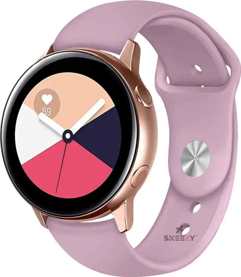 Samsung Galaxy Watch 4 40-42-44-46Mm Uyumlu 20Mm Purelux Soft Silikon Kordon