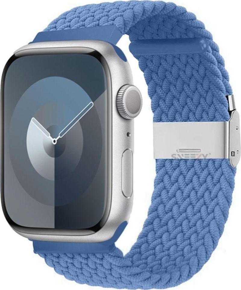 Apple Watch 38-40-41Mm İle Uyumlu Metal Klips Solo Fiberlink Örgü Kordon