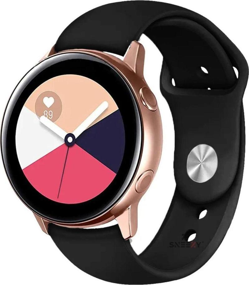 Samsung Galaxy Watch 4 40-42-44-46Mm Uyumlu 20Mm Purelux Soft Silikon Kordon