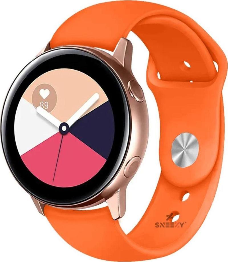 Samsung Galaxy Watch 4 40-42-44-46Mm Uyumlu 20Mm Purelux Soft Silikon Kordon