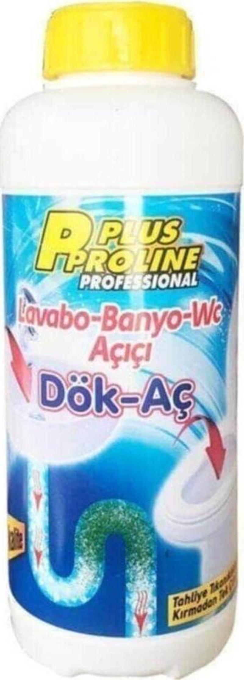 6 Adet Dök-Aç Lavabo Banyo Wc Gider Açıcı 2Kg