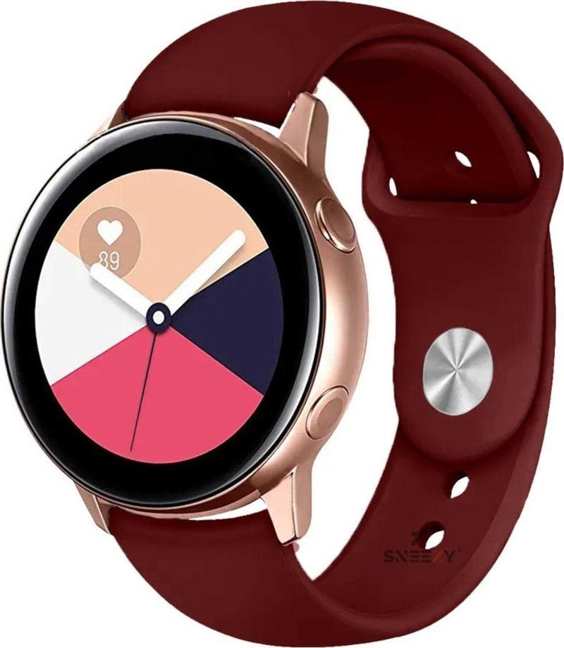 Samsung Galaxy Watch 4 40-42-44-46Mm Uyumlu 20Mm Purelux Soft Silikon Kordon