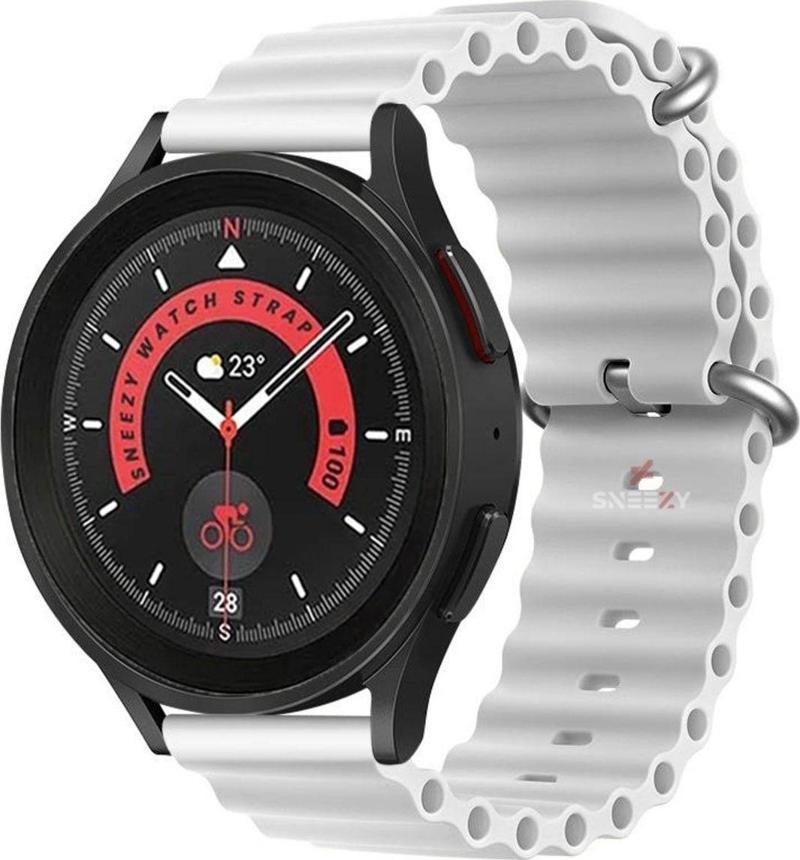 Huawei Watch Gt3 Elite-Active 46Mm-Gt3 Pro-Gt3 Se 22Mm Uyumlu Seaflex Ocean Silikon Kordon