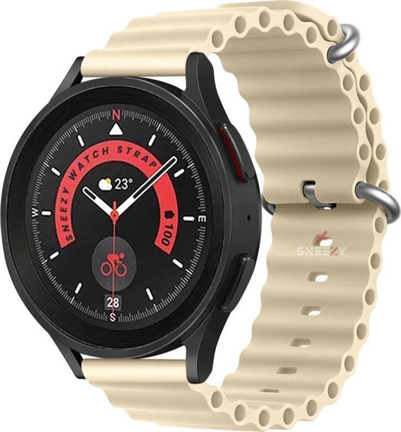 Huawei Watch Gt2 Elite-Sport-Classic 46Mm-Gt2 Pro 22Mm Uyumlu Seaflex Ocean Silikon Kordon