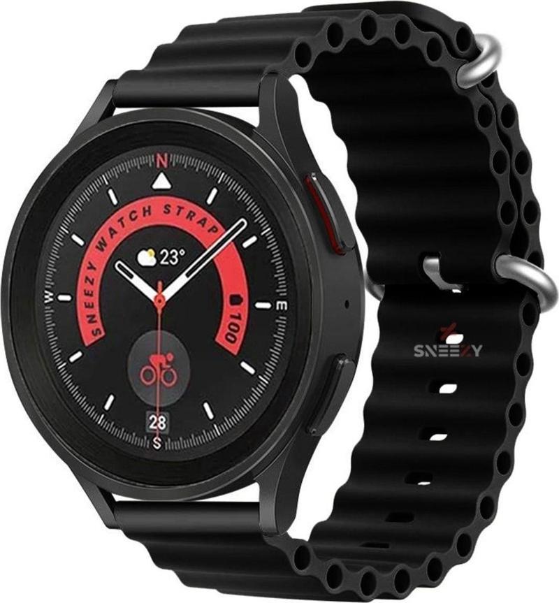 Huawei Watch Gt3 Elite-Active 46Mm-Gt3 Pro-Gt3 Se 22Mm Uyumlu Seaflex Ocean Silikon Kordon