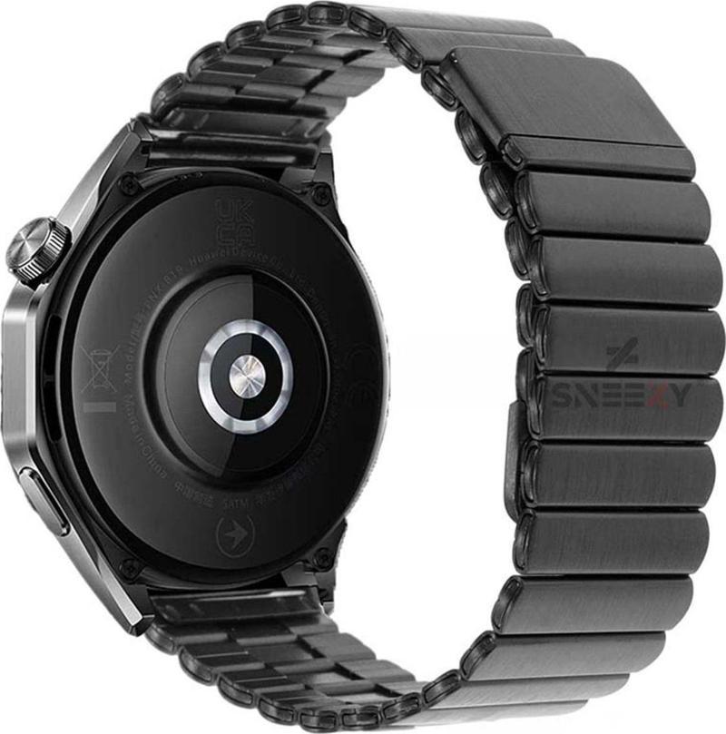 Huawei Watch Ultimate – Watch Buds İle Uyumlu 22Mm Clasp Manyetik Metal Kordon