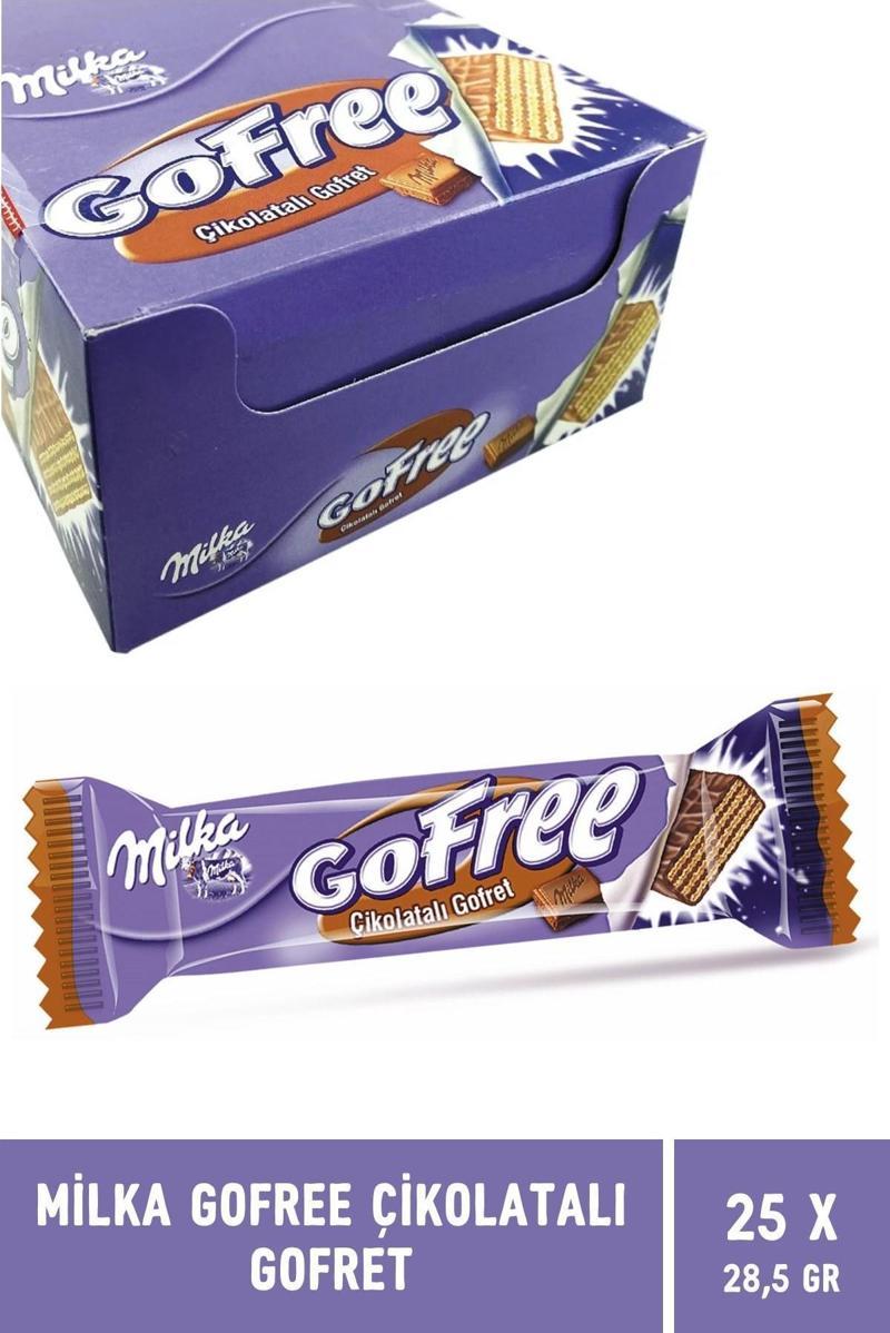 Gofree Çikolatalı Gofret 28 gr 25 Adet