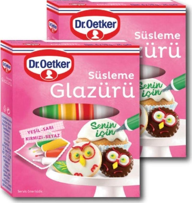 Süsleme Glazürü 19X4 G x 2 Adet