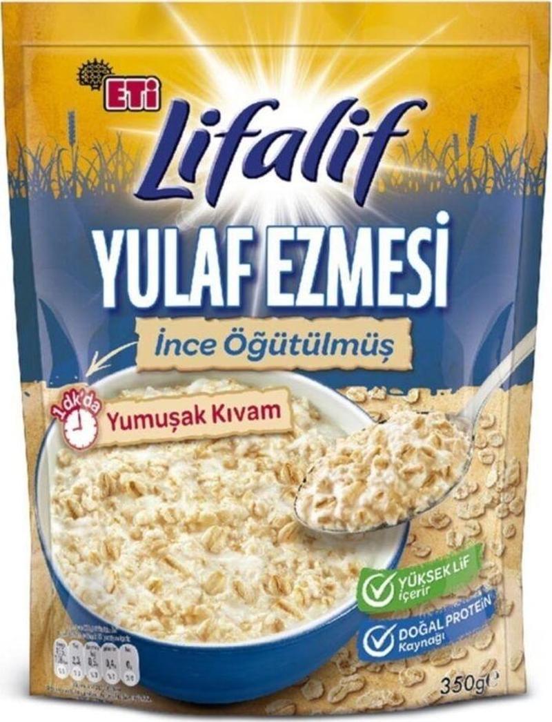 Lifalif Yulaf Ezmesi İnce Öğütülmüş 350 g