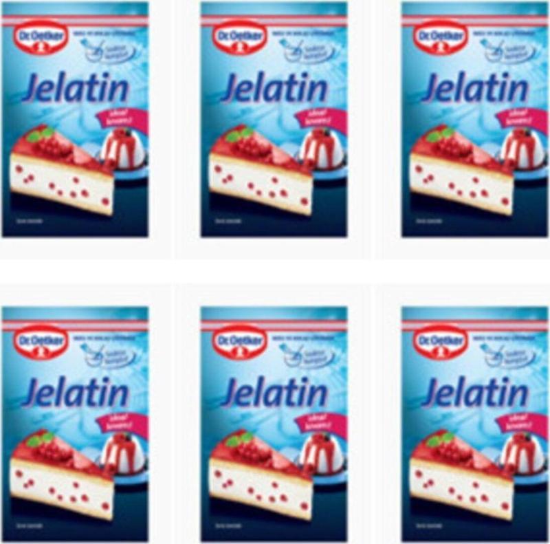 Jelatin 6 Gr. x 6 Adet