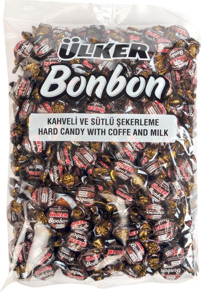 Bonbon Kahveli Ve Sütlü Şeker 1000 Gr