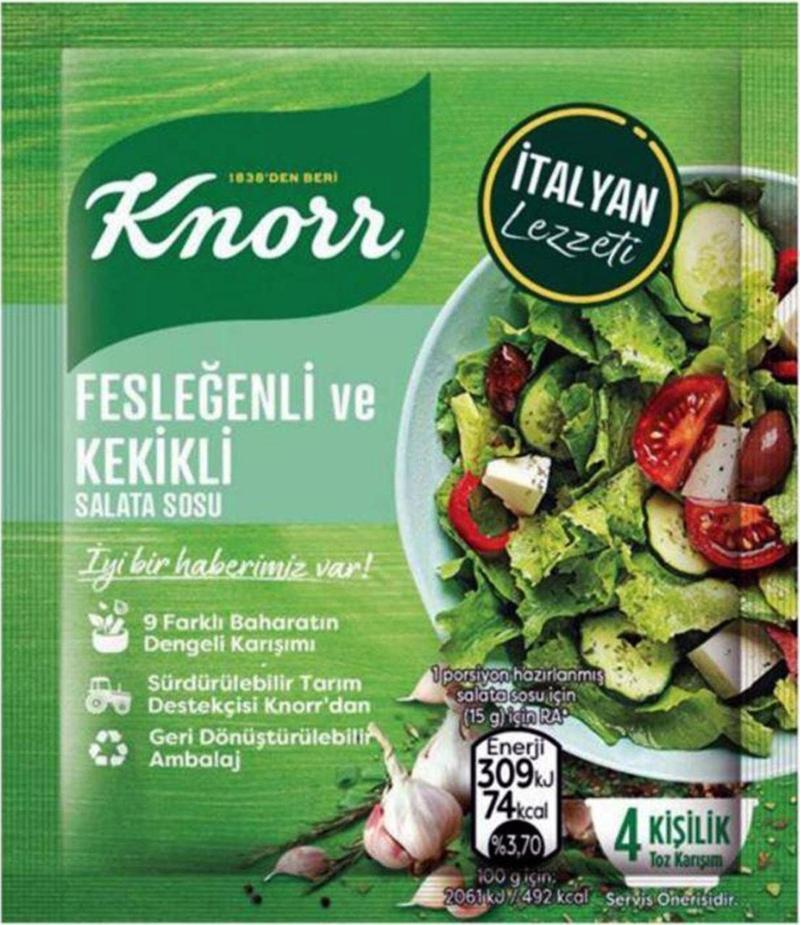 Fesleğenli Ve Kekikli Salata Sosu 5X10 gr.
