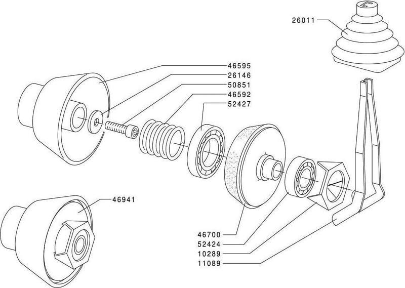 3500-11500-12000 Debriyaj Koniği Eski Model