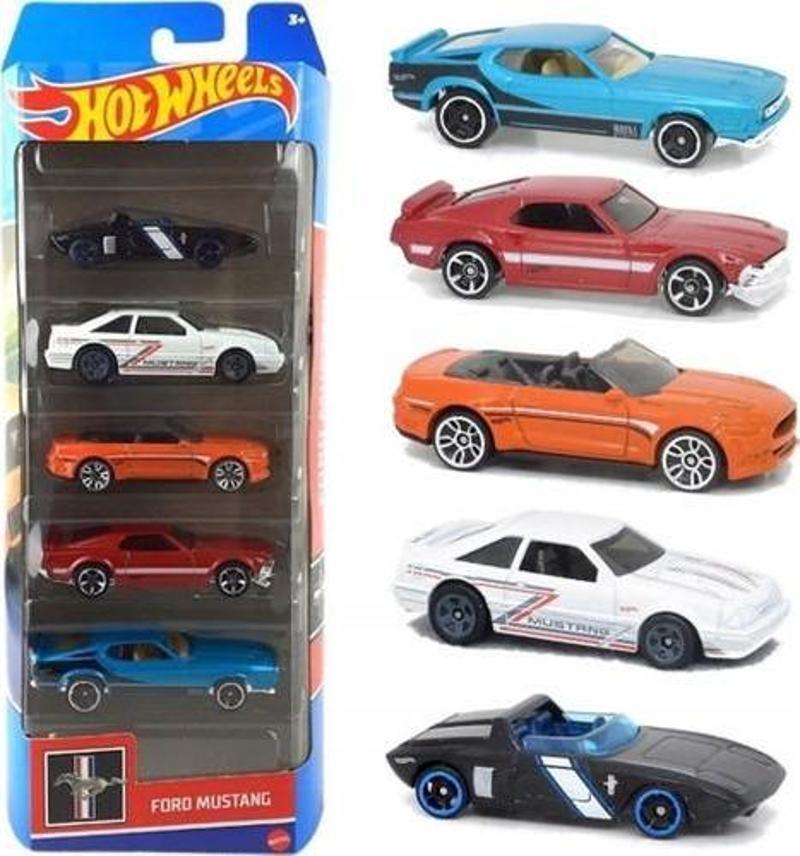 Mattel Ford Mustang - 5’li Araba Seti - HFV92