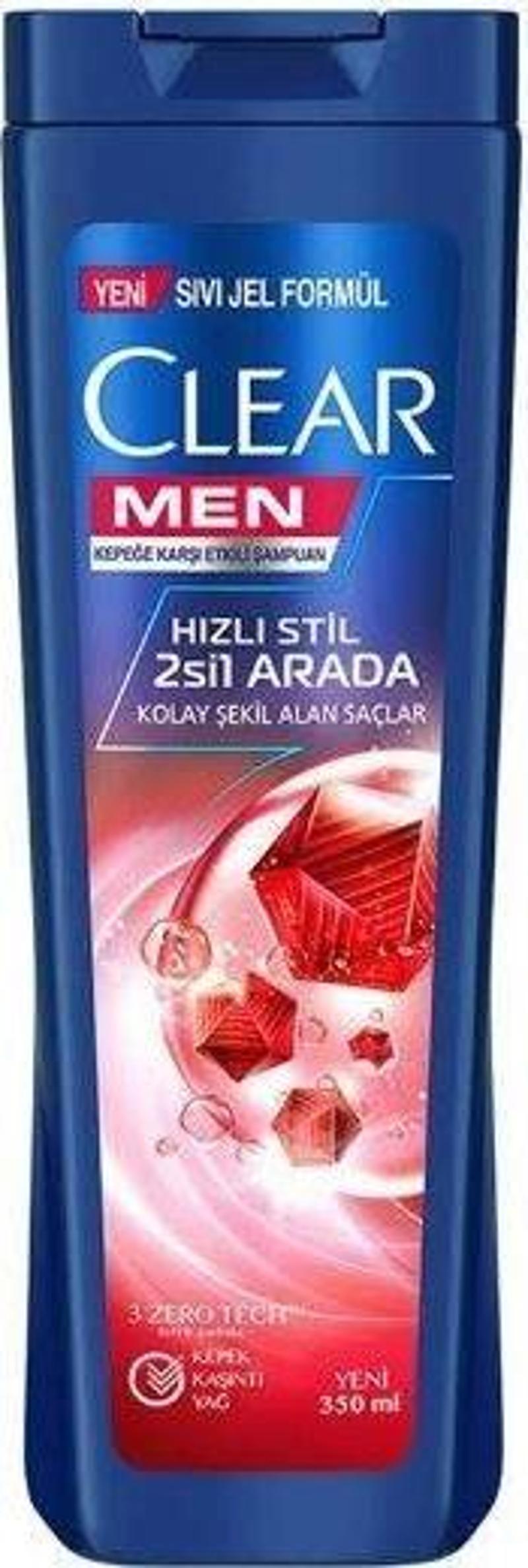 Şampuan 350 ml. Men 2in1 Hızlı Stil