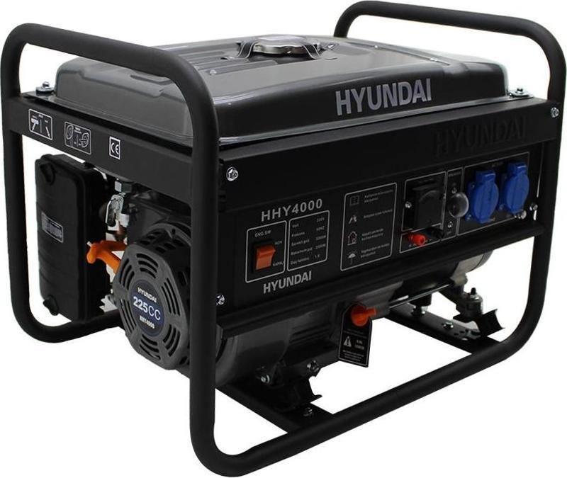 HHY4000 Benzinli Jeneratör 3.5 kW İpli