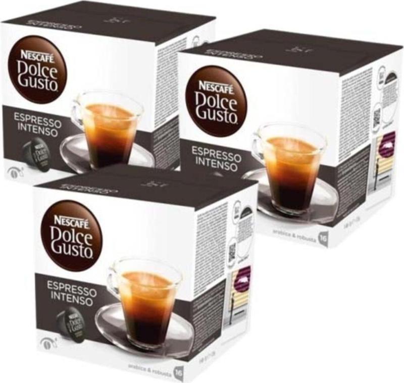 Dolce Gusto Coffee Espresso Intenso 16 Kapsül x 3 Adet