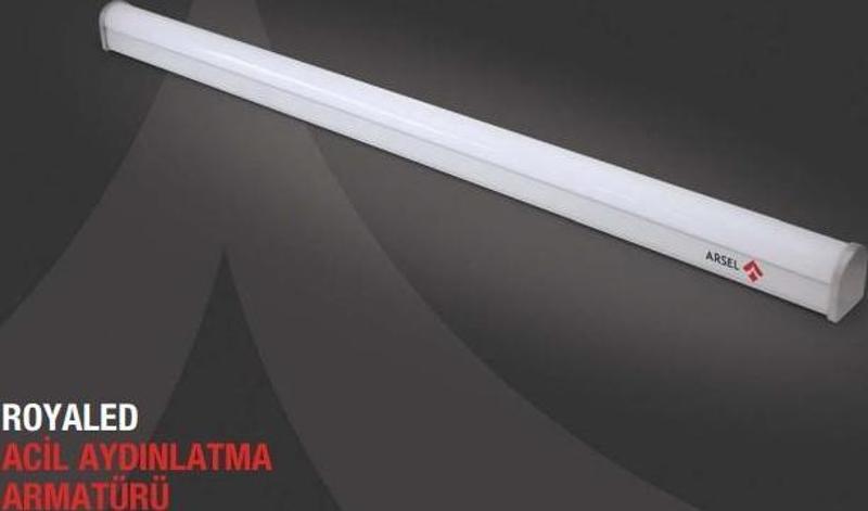 Royaled RL-8113 Acil Aydınlatma Armatürü Sürekli ve Kesintide 180 Dak. Yanan Led Lamba