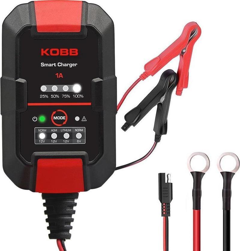 KBS1000 6V/12V 30Ah Akıllı Akü Şarj ve Akü Bakım Cihazı