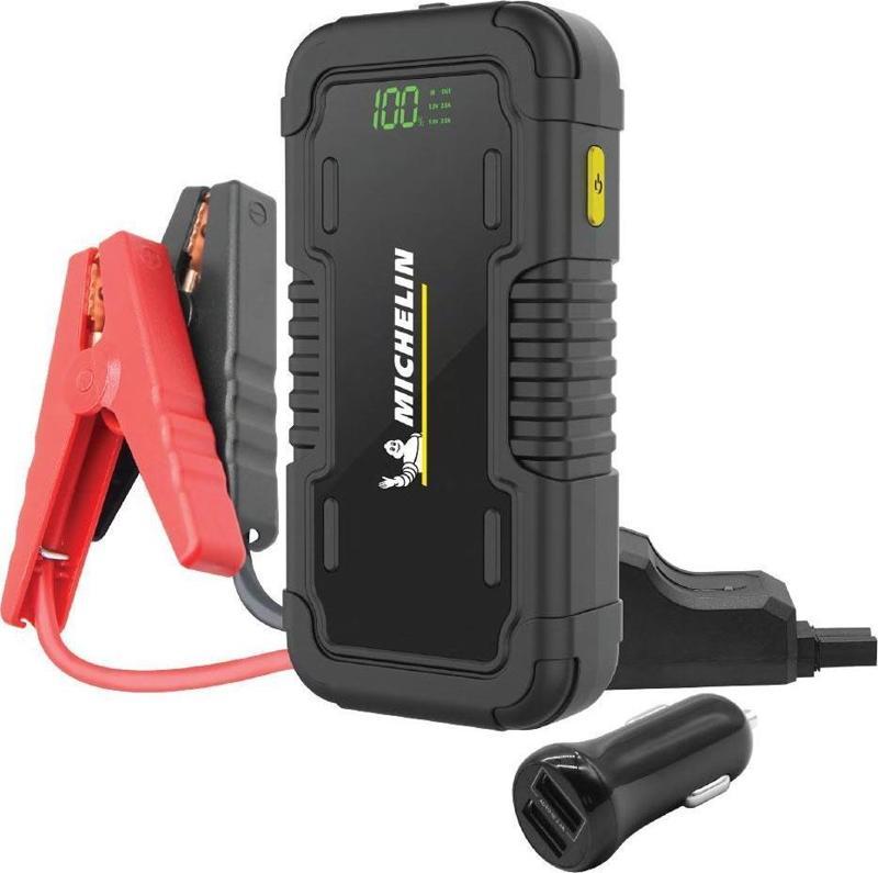 MJS160 12Volt 2000Amp Lityum Polimer Akü Takviye + Powerbank + Led Lamba