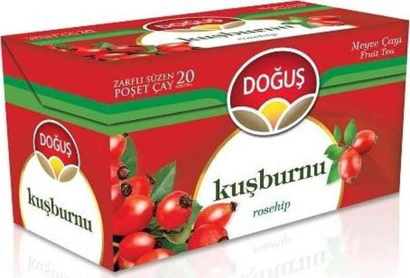 Doğuş 6'lı Kuşburnu Çayı 20'li 40 Gr. (Bitki Çayı)