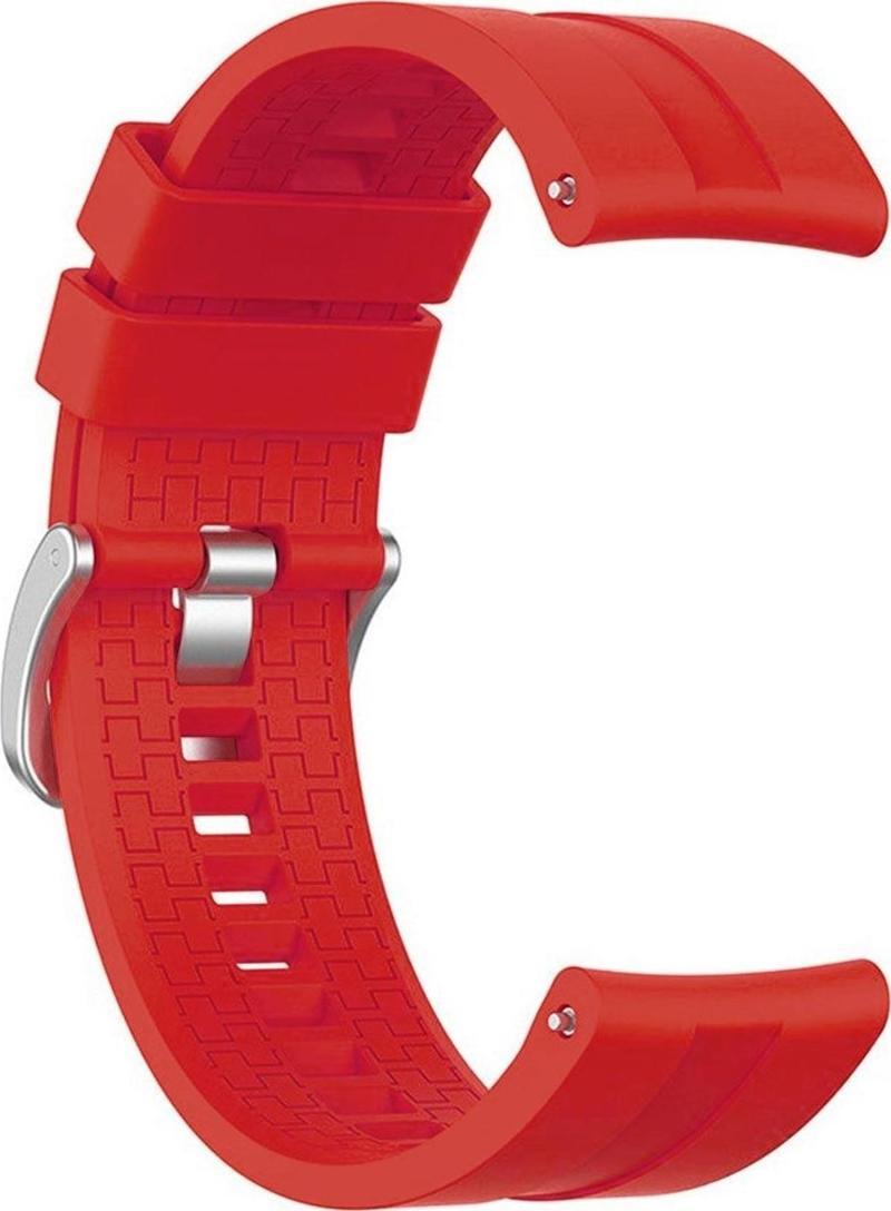 Amazfit GTR 47mm Kordon, Silicone RapidBands Kırmızı