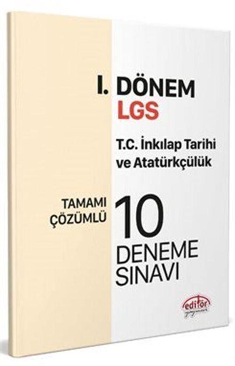 Dönem T.C. İnkılap Tarihi ve Atatürkçülük Çözümlü 10 Deneme Sınavı